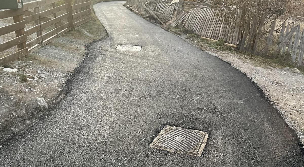 enrobé chemin Pra Cros