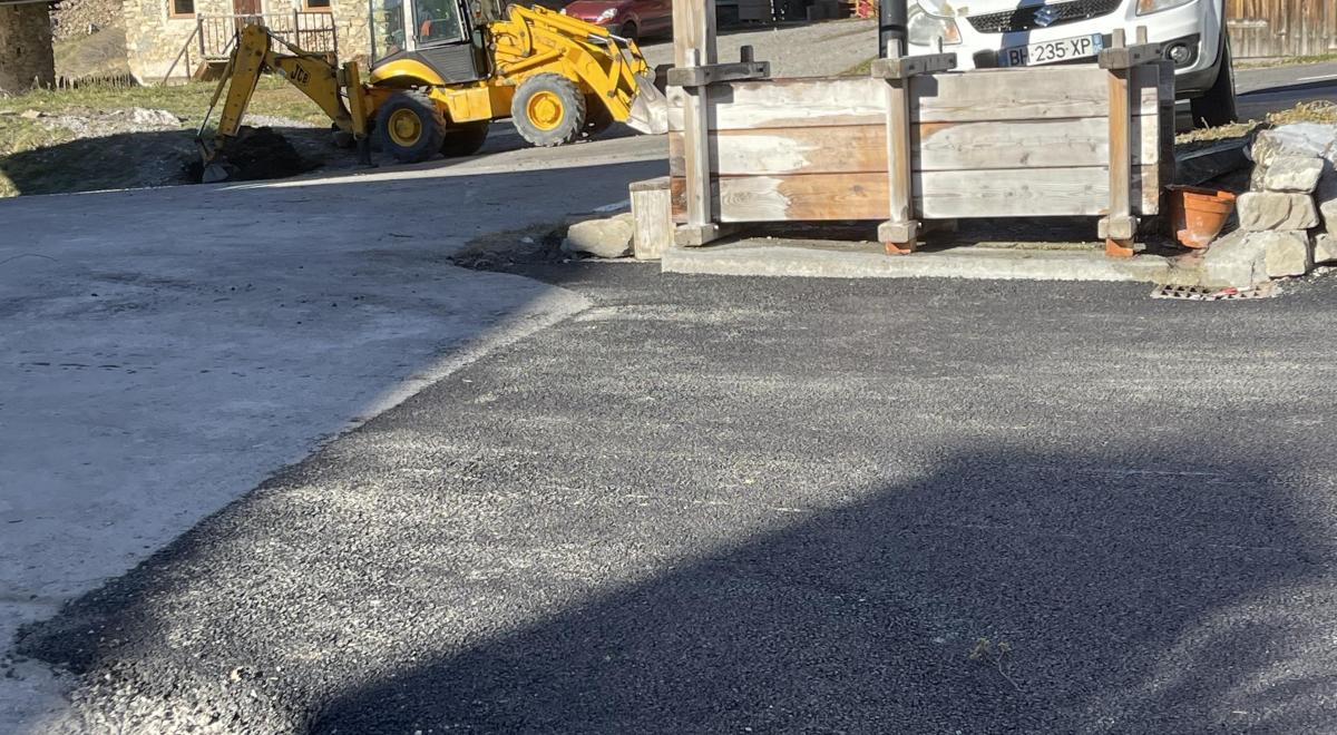 enrobé fontaine La Chalp