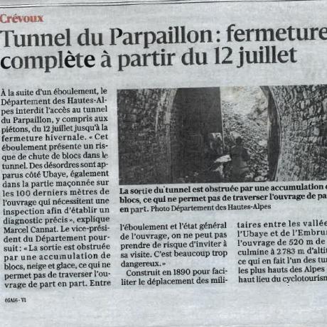 FERMETURE COMPLETE A PARTIR DU 12  JUILLET 2025